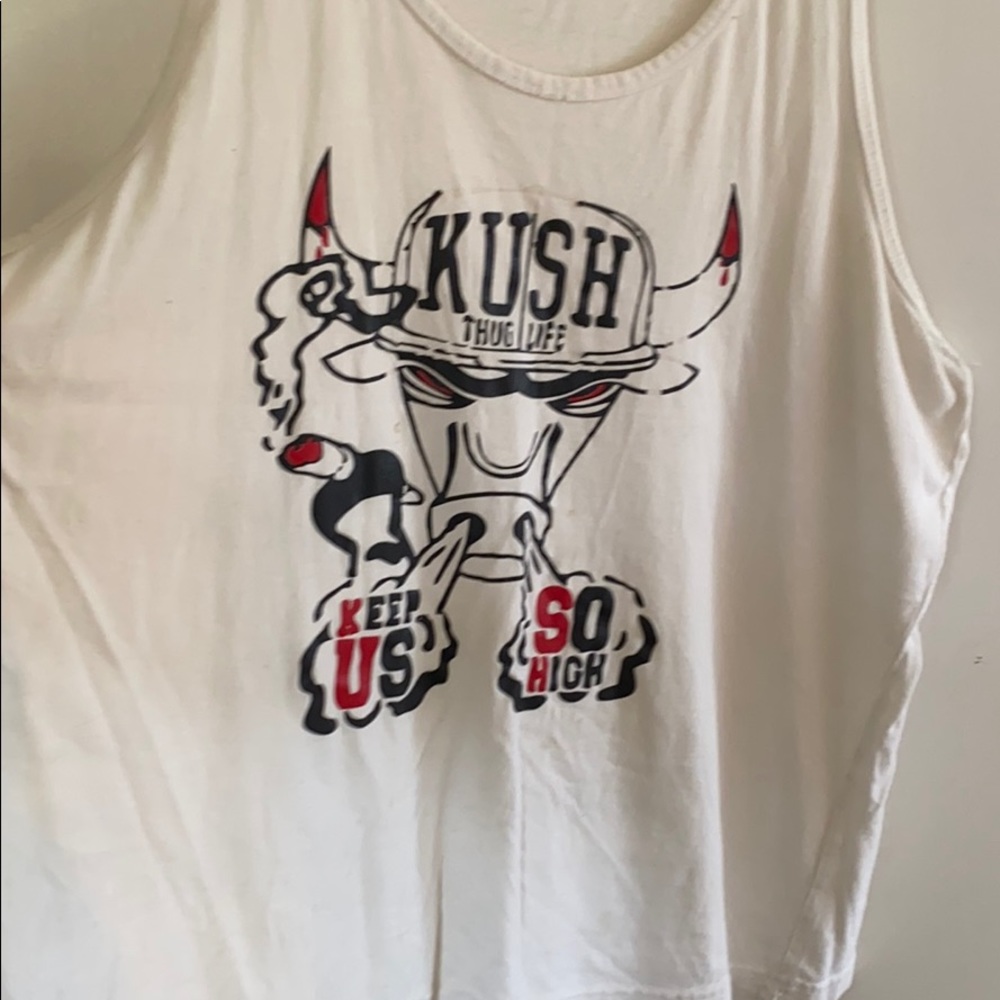 Custom bulls tank top